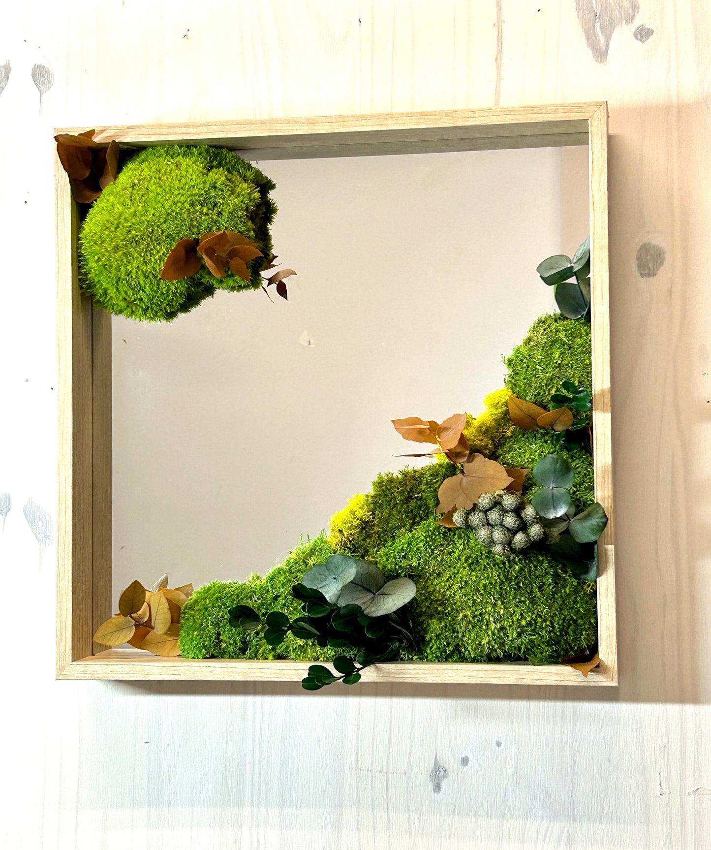 Miroir végétal stabilisé “Tu es belle”